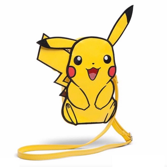 Pokemon Handbags - Pikachu Crossbody Bag Purse Vegan Leather